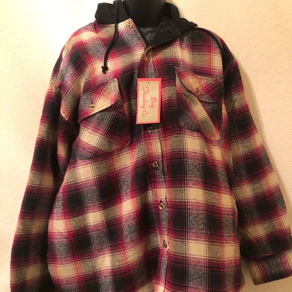 Bay Trading Company Flannel Jacket 